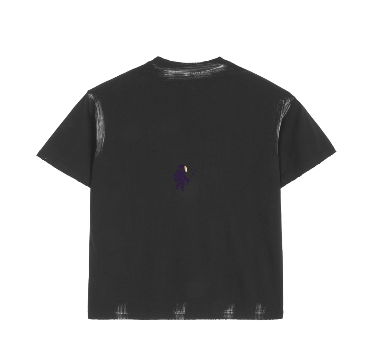 1PRSNT BLACK BRUSHED T-SHIRT